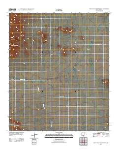 Santa Rosa Mountains SE 2011 topographic map thumbnail