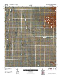Santa Rosa Mountains SW 2011 topographic map preview