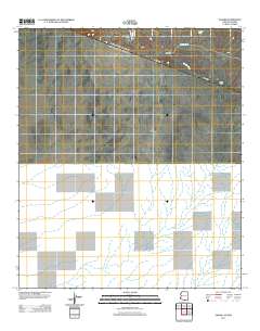 Sasabe 2011 topographic map thumbnail