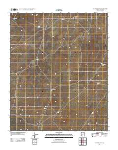 Saunders Draw 2011 topographic map thumbnail