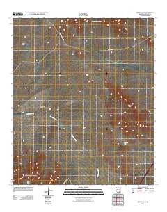 Steele Hills 2011 topographic map thumbnail