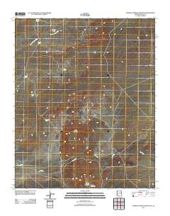 Stinking Springs Mountain 2011 topographic map thumbnail
