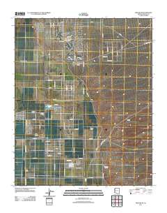 Needles NE 2011 topographic map thumbnail
