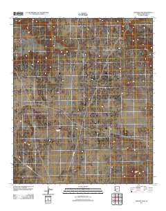 Sentinel Peak 2011 topographic map thumbnail