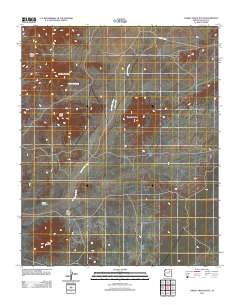 Turkey Track Butte 2011 topographic map thumbnail