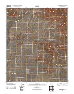 Warm Springs SE 2011 topographic map thumbnail