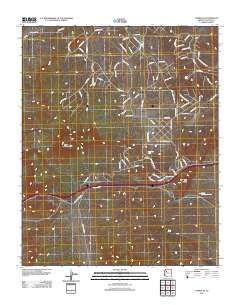 Yampai SE 2011 topographic map thumbnail