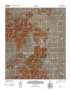 Bates Well 2011 topographic map thumbnail
