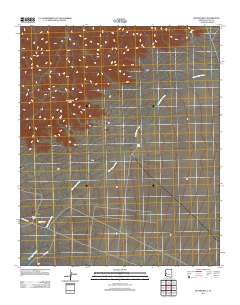 Butler Well 2011 topographic map thumbnail