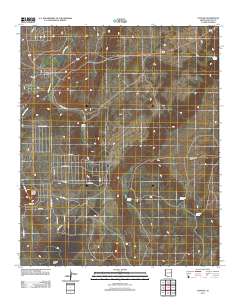Concho 2011 topographic map thumbnail