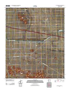 Lone Mountain 2011 topographic map thumbnail