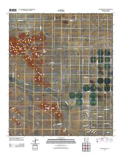 Sulphur Hills 2011 topographic map thumbnail