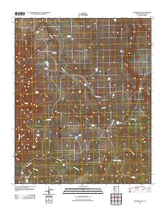 Sunrise Peak 2011 topographic map thumbnail