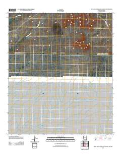 West of Guadalupe Canyon 2011 topographic map preview