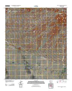 West of Lukeville 2011 topographic map thumbnail