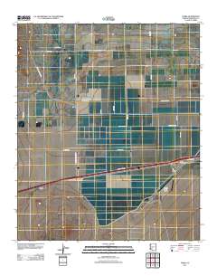 Theba 2011 topographic map thumbnail