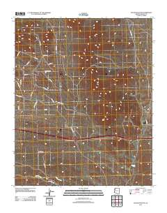 Tin Mountain NW 2011 topographic map thumbnail