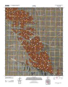 Tinajas Altas 2011 topographic map thumbnail