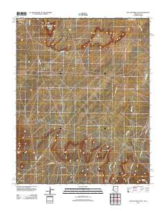 Toh Atin Mesa East 2011 topographic map thumbnail