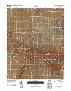 Toh Atin Mesa West 2011 topographic map thumbnail
