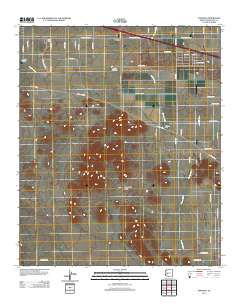 Tonopah 2011 topographic map thumbnail