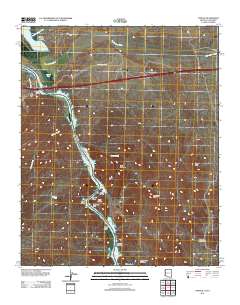 Topock 2011 topographic map thumbnail