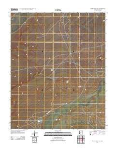 Tovar Mesa East 2011 topographic map thumbnail
