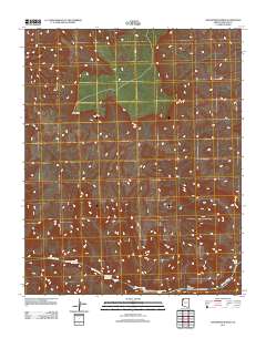 Travertine Rapids 2011 topographic map thumbnail