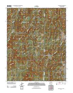 Tsaile Butte 2011 topographic map thumbnail