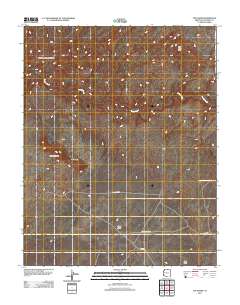 Tse Esgizii 2011 topographic map thumbnail