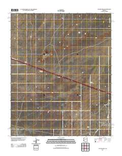 Tucker Mesa 2011 topographic map thumbnail