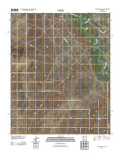 Tucker Mesa NE 2011 topographic map thumbnail