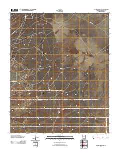 Tucker Mesa NW 2011 topographic map thumbnail