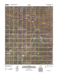 Tucker Mesa SW 2011 topographic map thumbnail