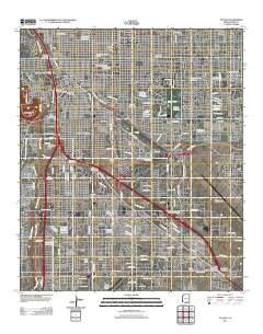 Tucson 2011 topographic map thumbnail