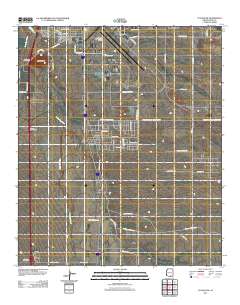Tucson SW 2011 topographic map thumbnail