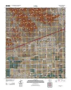 Valencia 2011 topographic map thumbnail