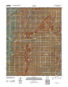 Ventana Mesa 2011 topographic map thumbnail