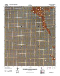 Vopoki Ridge 2011 topographic map thumbnail