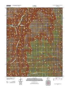 Vulcans Throne SW 2011 topographic map thumbnail