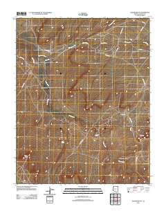 Walker Butte 2011 topographic map thumbnail