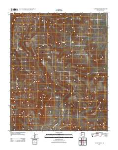 Warm Springs 2011 topographic map thumbnail