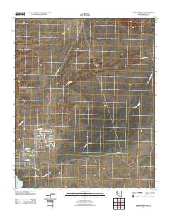 Warm Springs SW 2011 topographic map thumbnail