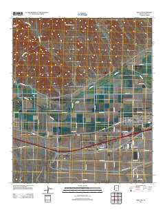 Wellton 2011 topographic map thumbnail