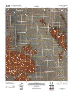 Wellton Hills 2011 topographic map thumbnail