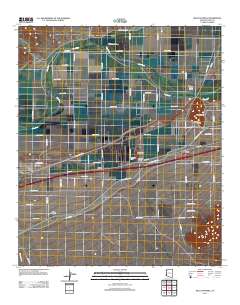 Wellton Mesa 2011 topographic map thumbnail
