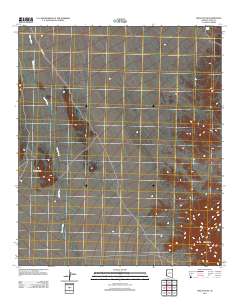 Wellton SE 2011 topographic map thumbnail