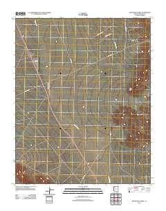 White Hills West 2011 topographic map thumbnail