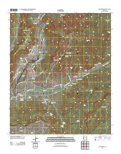 Whiteriver 2011 topographic map thumbnail