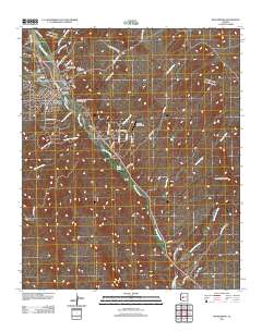 Wickenburg 2011 topographic map thumbnail